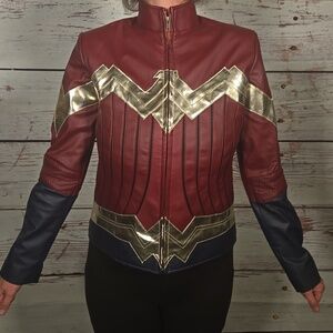 Wonder Woman Vegan Leather Jacket